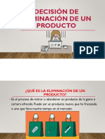 Decisión de Eliminación de Un Producto