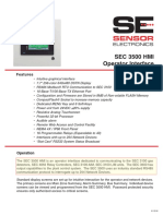 Sensor SEC 3500 HMI Op 12-16 - Partida 233