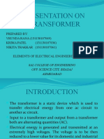 Presentation On Transformer