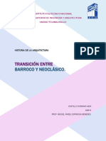 Transición Entre El Barroco y El Neoclásico