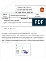 Informe 2 - Potenciometría Medición de PH - Samaniego Diana