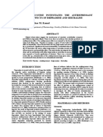 Nicotine Potentiates The Antidepressant Effects of Imipramine and Sertraline Sahar M. Kamal