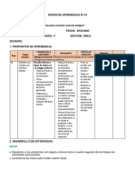 1° Grado - Actividad Del 01 de Marzo