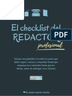 El Checklist Del REDACTOR