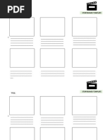 Storyboard Template