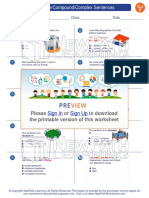 Worksheet Ela Grade 6 Simple Compound Complex Sentences 1 2