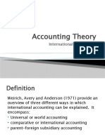 ACCT 372 Lecture 4 International Accounting