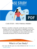 How To Write & Present - Case Study