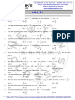 NDA Previous Year Questions AREA