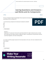 Diversion Head Works & Its Components Questions and Answers