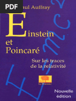 Jean-Paul Auffray - Einstein Et Poincare - Sur Les Traces de La Relativite