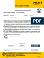 SA Equip SAF35 ITS SA CYCLONE EX ATEX Certificate