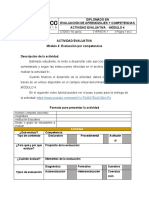 Actividad - Evaluación de Aprendizajes y Competencias