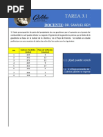 Tarea 3-1 Analisis de Regresion