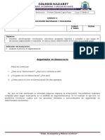 Guía Participación y Argumentación en Democracia - 26 Agosto