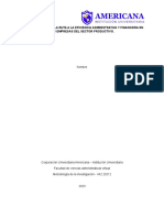 Establecimiento de La Ruta A La Eficiencia Administrativa y Financiera en Las Empresas Del Sector Productivo