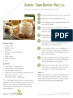 RR - Herbal Body Butter - Recipe Card