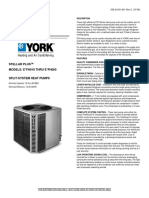 Technical Guide Stellar Plus TM Models - E - fh018 Thru E - fh060 Split-System Heat Pumps Rev C (07 - 00)