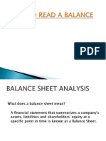 Balance Sheet