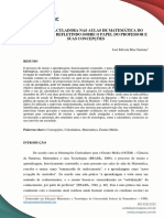 O Uso Da Calculadora Nas Aulas de Matemática Do Ensino Médio Refletindo Sobre o Papel Do Professor e Suas Concepções