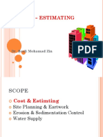 Estimating Earthwork