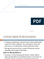 Consumer Purchasing and Consumer Credits