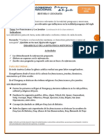 Historia y Geografía 7° Grado 8 de Junio 2020 - Continuación.