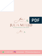 Ebook Julia Mello Nutricionista