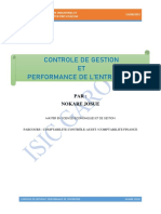 Cours Controle de Gestion Et Performance de L'entreprise