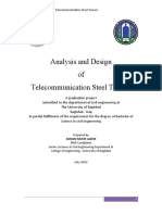 Analysis and Design of Telecommunication Steel Towers (Guyed Mast) - 2023