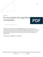 El Concepto de Legaltech y Sus Variantes - Legaltechies