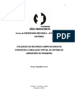 Utilização de Recursos Computacionas Na Concepaçao e Simulaçao Virtual de Sistema de Limpadores de Parabrisa