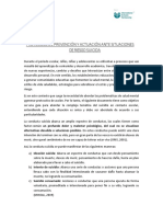 Protocolo de Prevencion y Actuacion Ante Situaciones de Riesgo Suicida