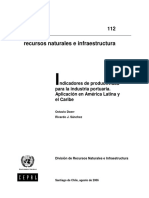 Indicadores de Productividad para La Industria Portuaria