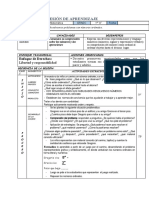 SESIÓN de APRENDIZAJE Resolvemos Problemas Con Números Ordinales