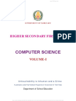 11th Computer Science Volume 1 New School Books Download English Medium