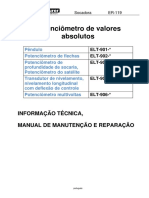 Instrução Manutenção Potenciometro e Pendulo