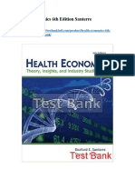 Health Economics 6th Edition Santerre Test Bank