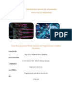 Primer Examen - Programacion Chavez Quispe Alan Ruben