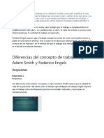 Adam Smith Entendía Que El Trabajo Era La Calidad de Medida Exacta para Cuantificar El Valor