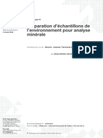 Préparation D'échantillons de L'environnement Pour Analyse Minérale