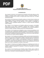 Decreto Ejecutivo No. 362 Reglamento General A La Ley Organica para El Desarrollo de La Acuicultura y Pesca