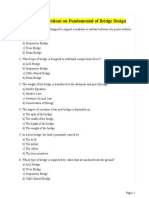 Bridge Design - Sample Questions