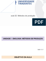 Aula 02 - Métodos de Produção - Vinho