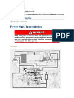 Pruebas y Ajustes Transmision D5B CAT