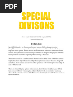 Special Divisions Rule Set 1.0.0 - RPG