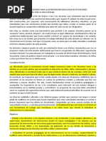 Guía Federal de Orientaciones para La Intervención Educativa en Situaciones Complejas Relacionadas Con La Vida Escolar