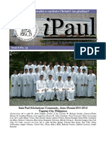 Ipaul No.15 - Saint Paul Scholasticate Newsletter