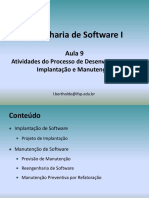 9-Atividades Do Processo de Desenvolvimento - Implantação e Manutenção