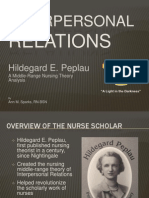 Peplau - Interpersonal Relations Theory - Nursing